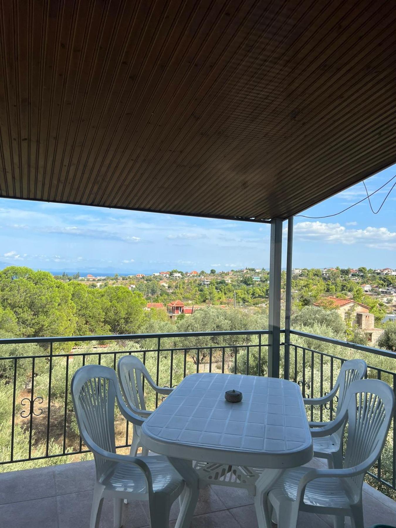 Paralia Avlidhos Xenia'S Seaview House 빌라 외부 사진